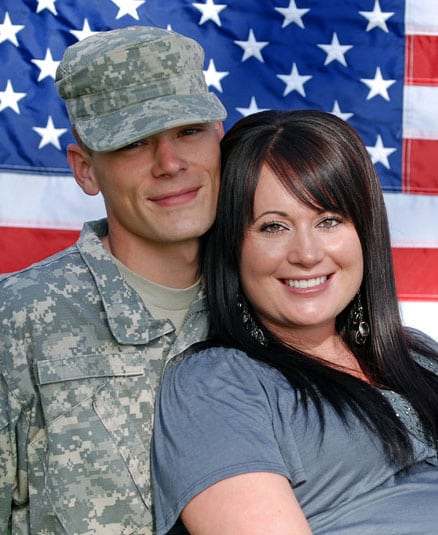 Military couple moving with Right Way Movers